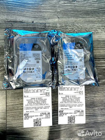 Жесткий диск Seagate SkyHawk 4тб