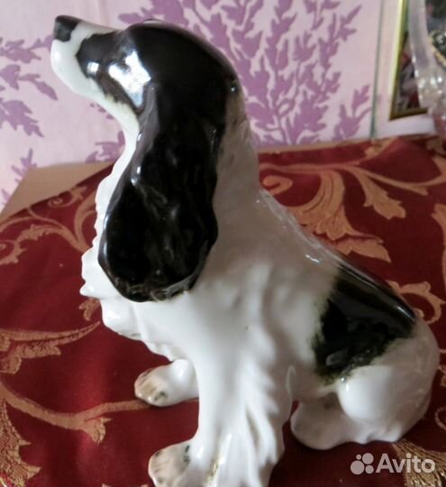 Собака фарфор