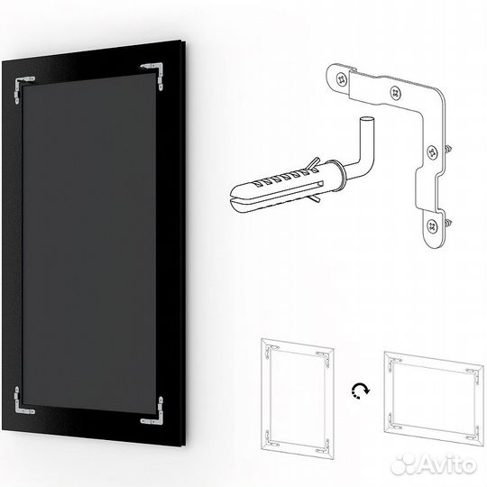 Зеркало Evoform Exclusive-G 157х75 BY 4269 с грав