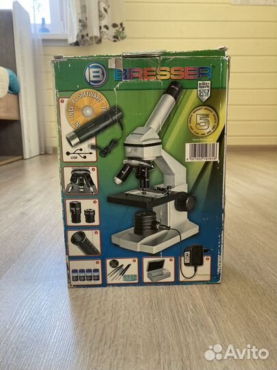 Микроскоп bresser microset 40x-1024x