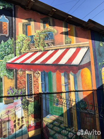 Роспись стен. Граффити оформление