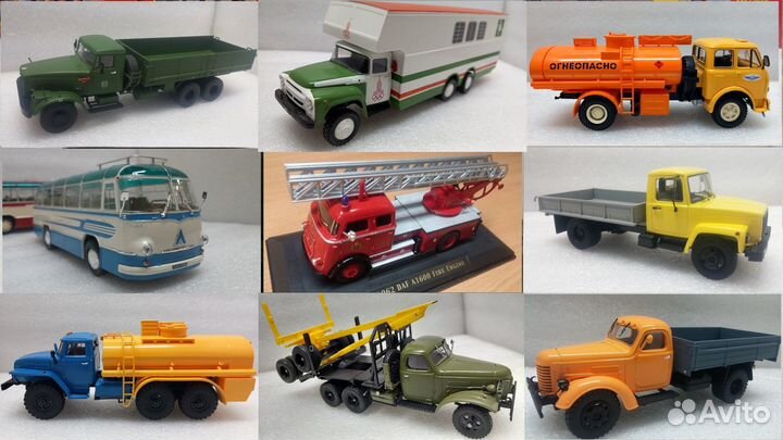 1:43 модели грузовики лаз нап Dea Чайка автобус