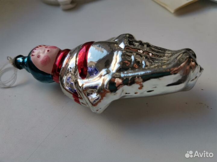 Елочная игрушка ссср»Хоккеист»