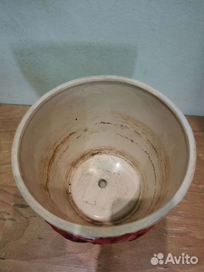 Горшок керамический с поддоном