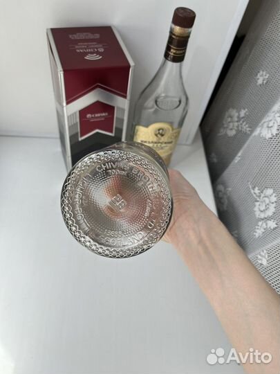 Бутылка от виски 0,7 с коробкой и коньяка 0,5