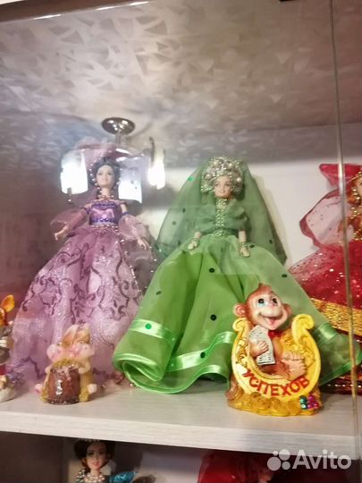 Кукла ручной работы с одеждой