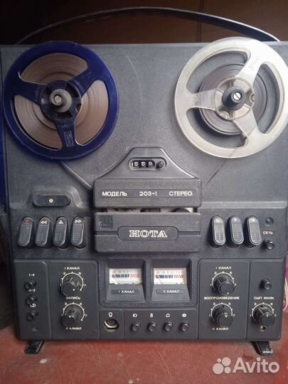 Катушечный магнитофон нота 203-1