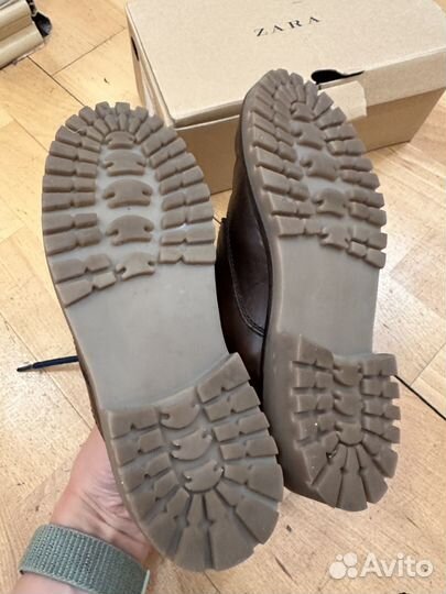 Ботинки школьные кожа Zara 33 размер