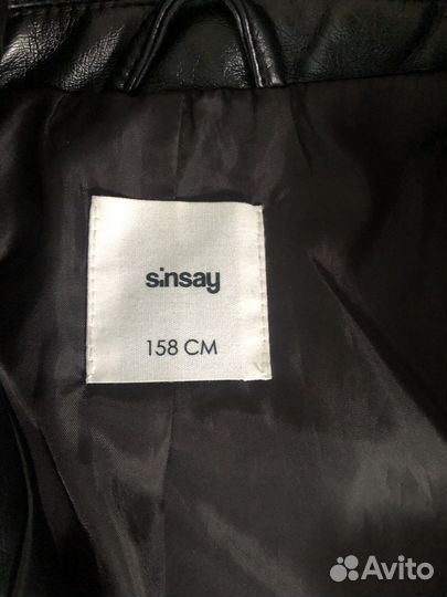 Кожаная куртка sinsay