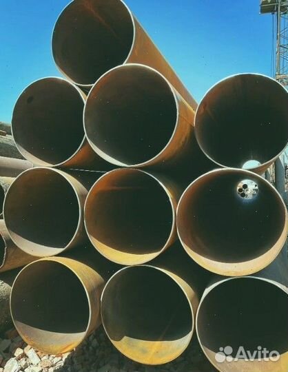 Восстановленная труба 630х8 п/ш Очистка + Фаска