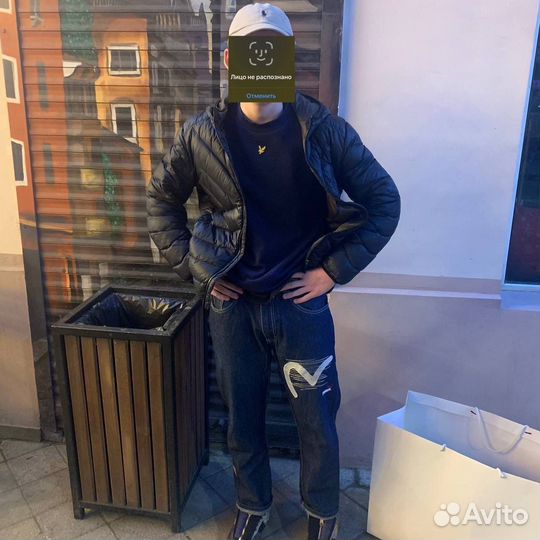 Джинсы evisu x puma редкие