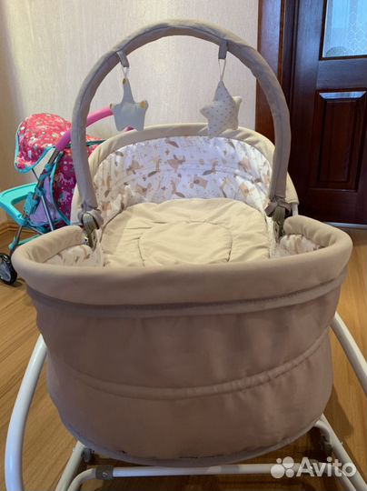 Детские качели шезлонг для новорожденных