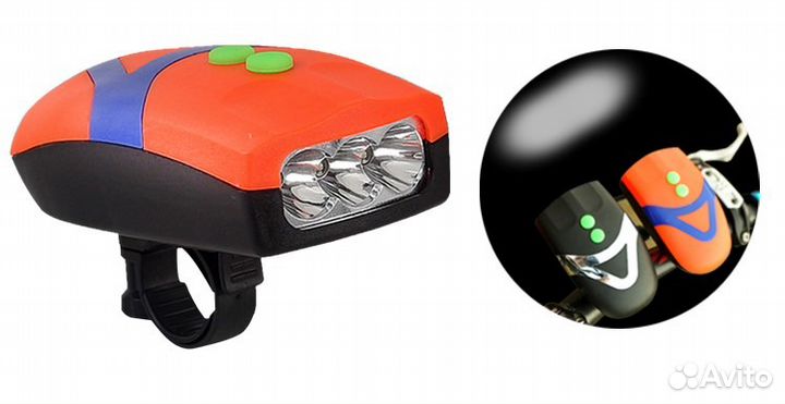 Фонари велосипедные, колпачки, наклейки