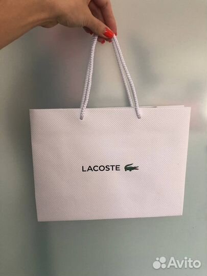 Lacoste пакет подарочный оригинал цум большой