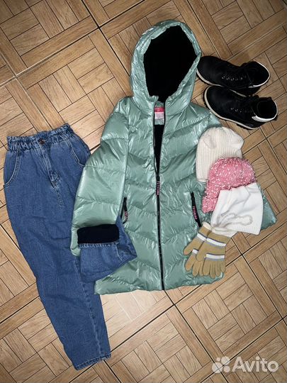Вещи пакетом на девочку 134 140 146