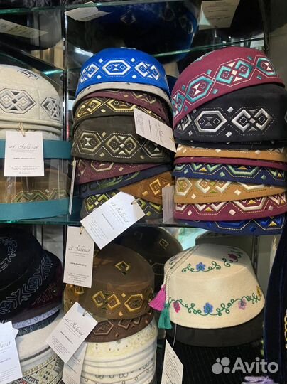 Тюбетейка башкирская из замши сувенир