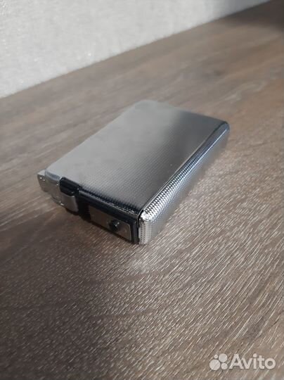 Портсигар металл, со встроенной пьезозажигалкой