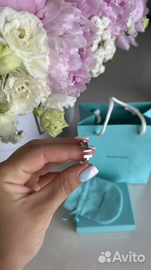 Tiffany кольцо серебро