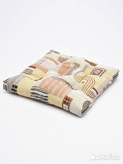 Сидушка на стул из гобелена 40х40 Геометрия