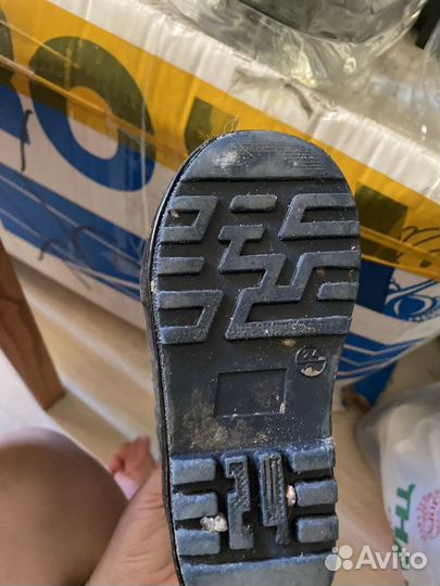 Детские резиновые сапоги 24 размер