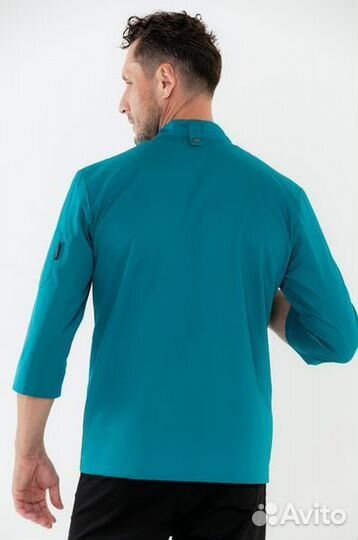 Китель поварской мужской черный