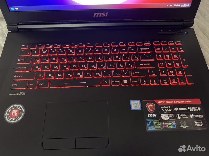 MSI GP72 7Rex Leopard Pro i7/1050Ti/16Gb SSD