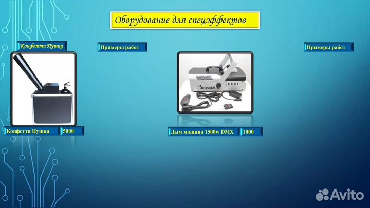 Аренда звукового и светового оборудования. Плазма