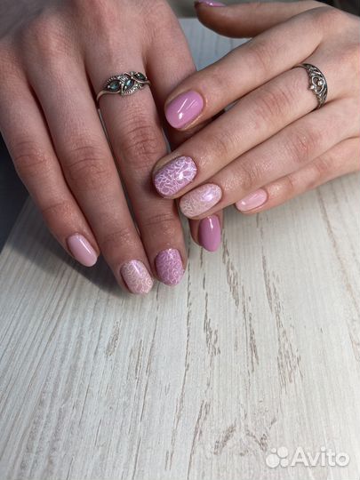 Маникюр, уклепление ногтей, наращивание ногтей