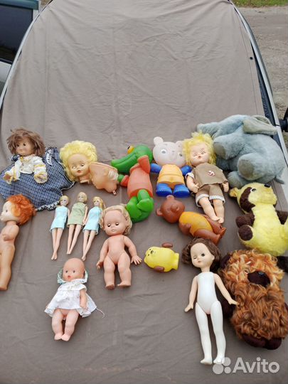 Куклы СССР и барби разные игрушки
