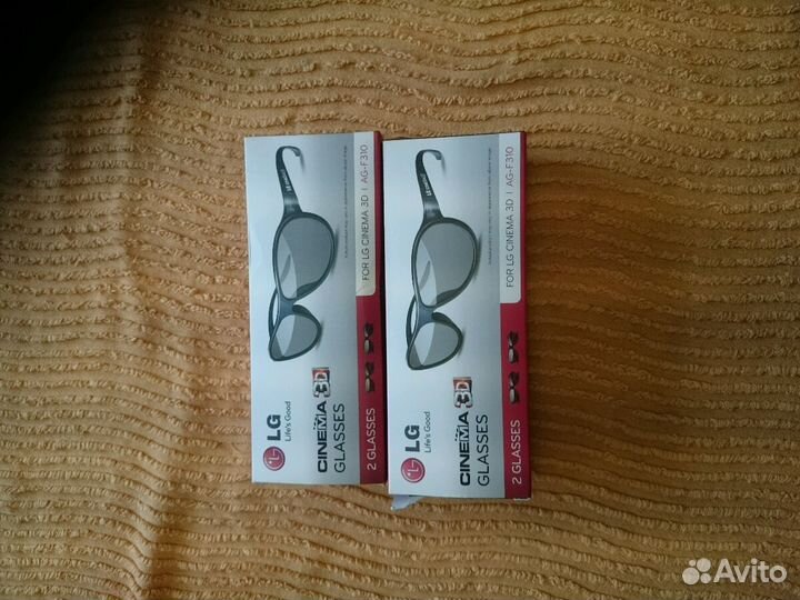 3d очки LG 4 пары