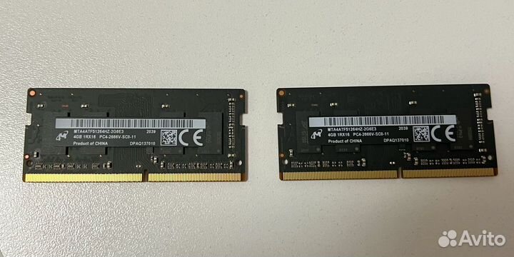 Оперативная память SO-dimm DDR4 2666mhz