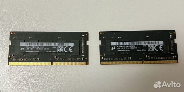 Оперативная память SO-dimm DDR4 2666mhz