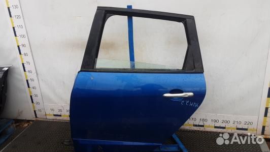 Дверь задняя левая renault scenic 3 (YUK22FG01)