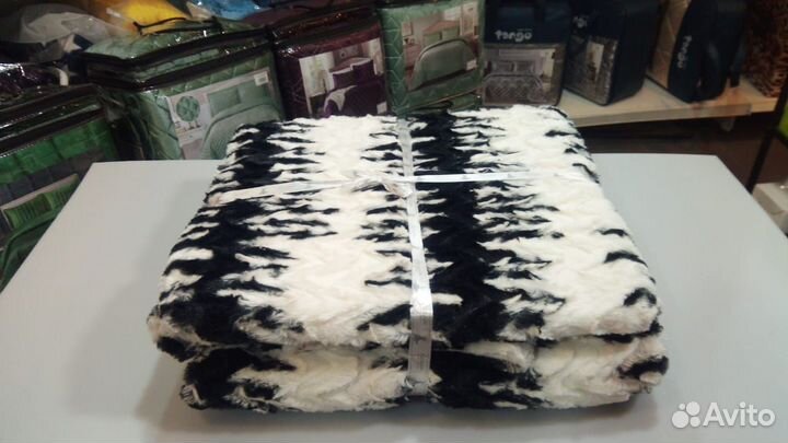 Покрывало Tango Zoo шиншилла 240х260см. меховое