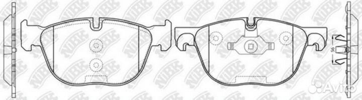 Nibk PN0094 Колодки NiBK PN0094