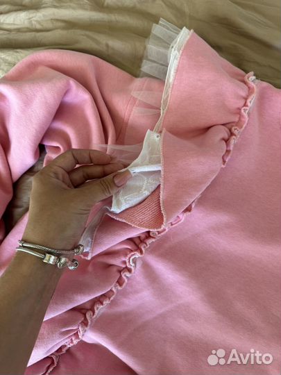 Свитшот с рюшами