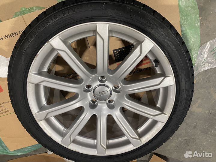 Диски audi a5 R18 с зимней резиной в сборе