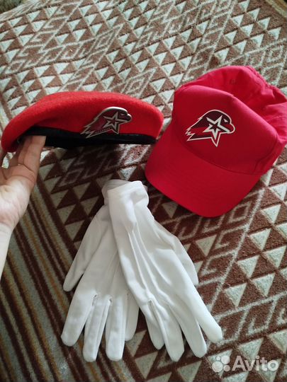 Берет, кепка, перчатки. Юнармия