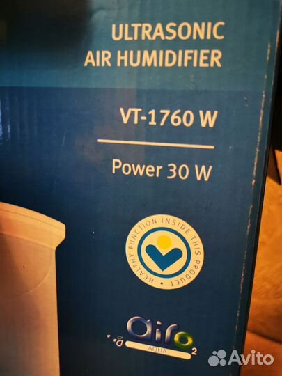 Ультразвуковой увлажнитель воздуха Vitek vt-1760w