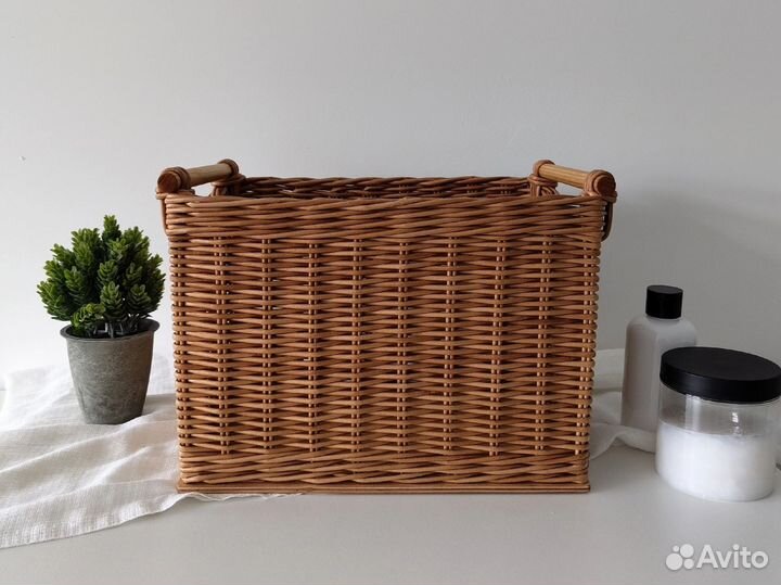 Плетеные короба для хранения, ручная работа