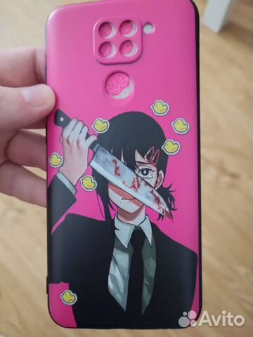 Чехол на Readmi note 9 (Человек - бензопила)