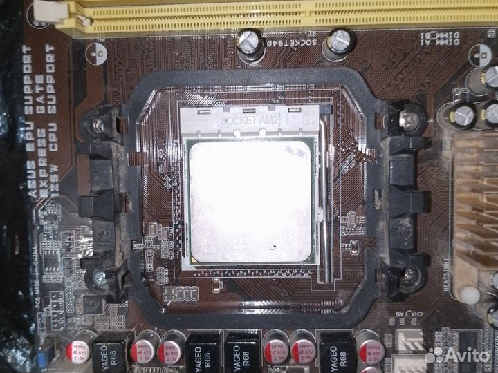 Материнская плата ам2 с процессором