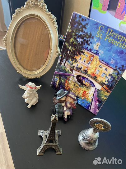 Фарфоровые статуэтки/фоторамка