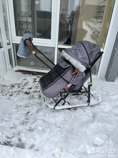 Санки коляска ника