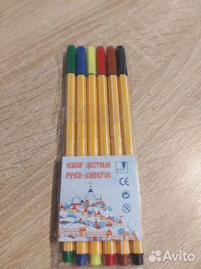 Подарочный набор - Ручки линеры и подставка