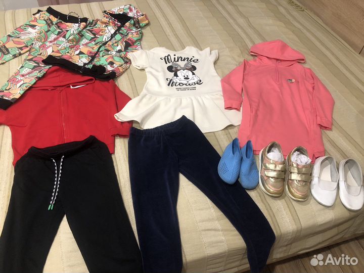 Детские вещи пакетом для девочек 122 128