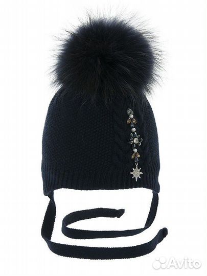 Шапка зимняя для девочки 54 56