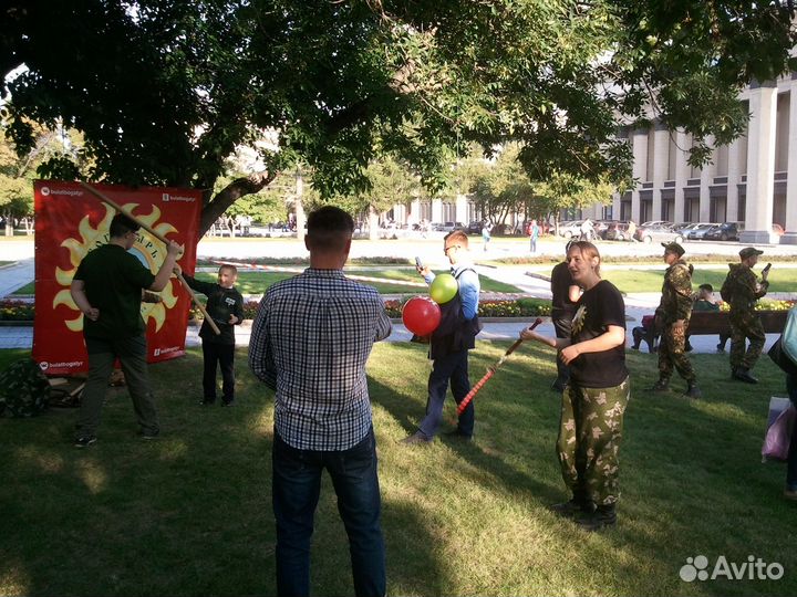 Фланкировка шашками в Новосибирске. впск Богатырь