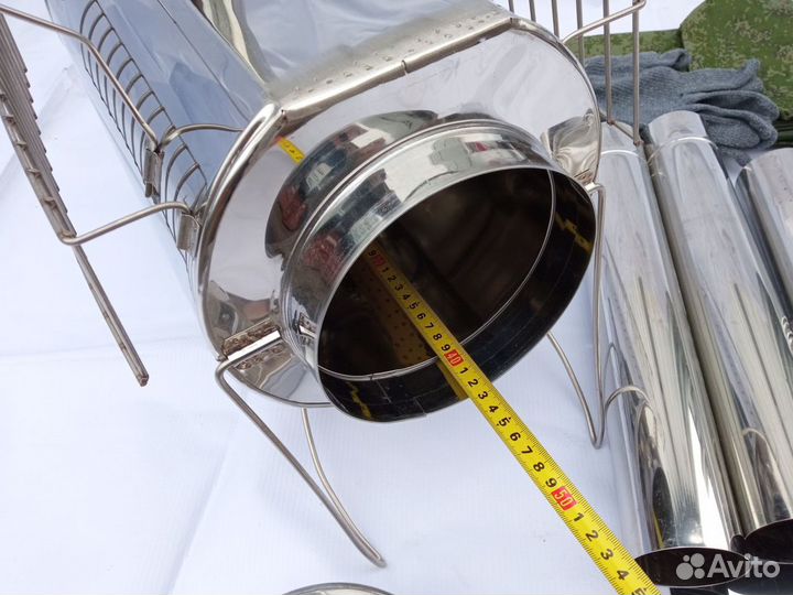 Печь буржуйка Кабанчик на 15 литров с решетками