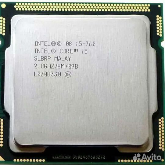 Процессор intel core i3, i5 сокет 1156